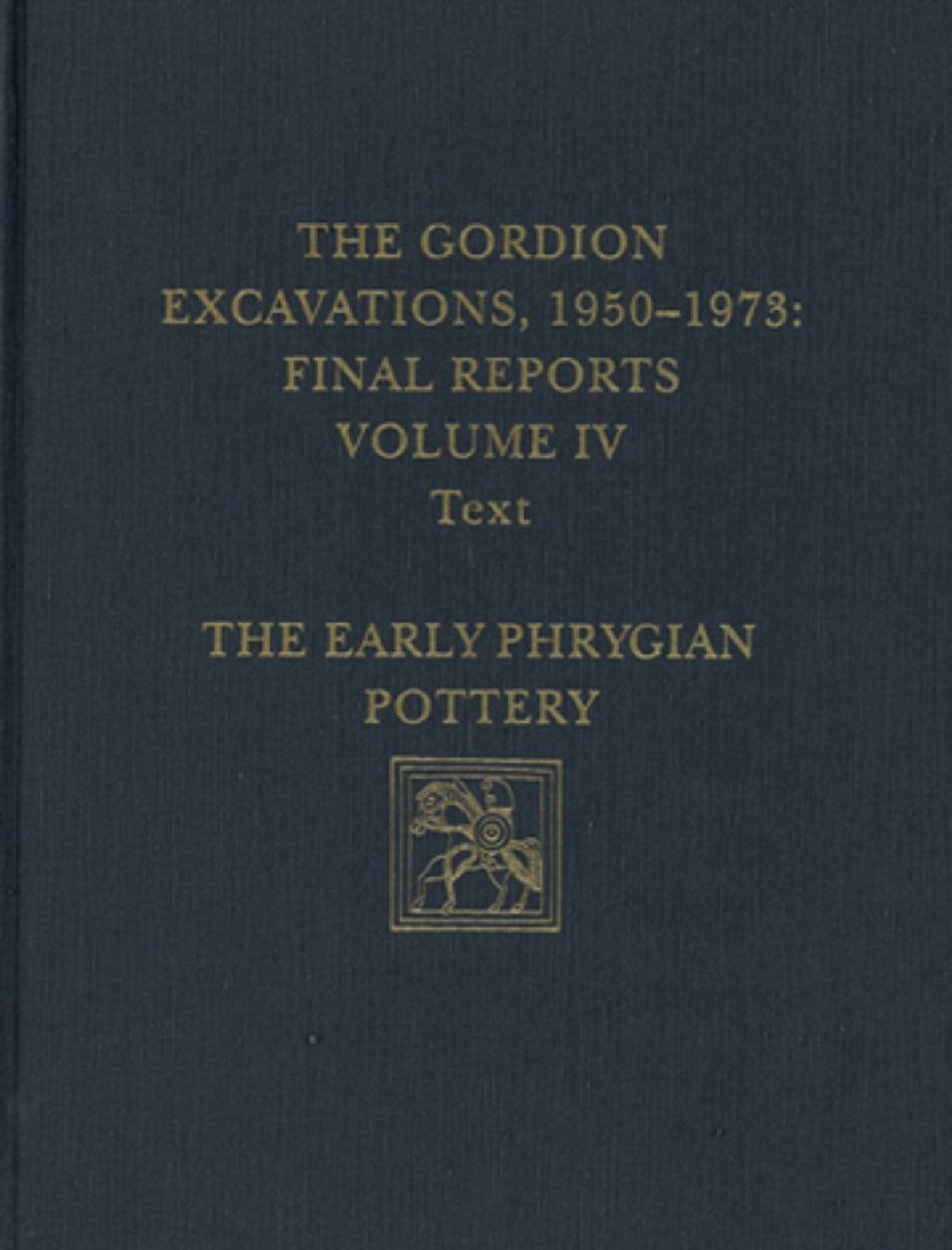 Cover image for Gordion Excavations, 1950 ISBN 9780924171185